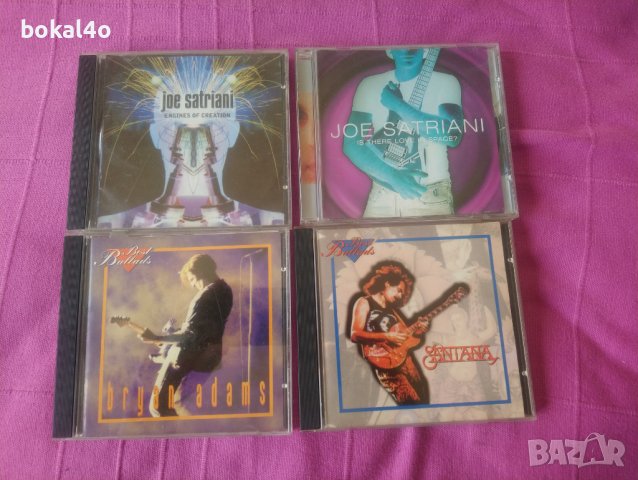 Joe Satriani,Bryan Adams, Santana, снимка 1 - CD дискове - 38224480