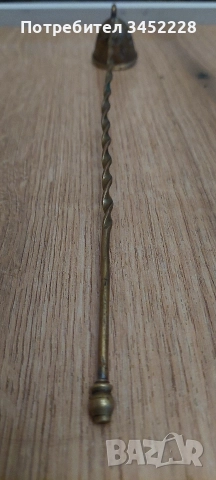 гасител за свещи бронз ретро за ценители , снимка 2 - Антикварни и старинни предмети - 52681813