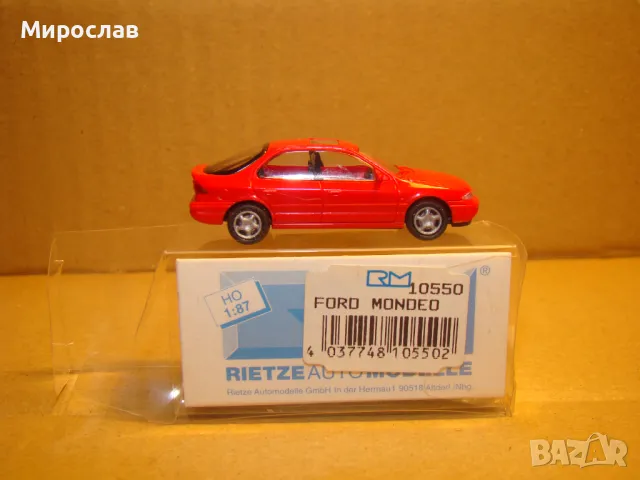 RIETZE H0 1/87 FORD MONDEO МОДЕЛ КОЛИЧКА ИГРАЧКА, снимка 3 - Колекции - 48974952
