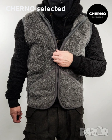 Вълнен елек с качулка ALWERO Everest Wool Hooded Vest – размер L•XL – Нов без етикети, снимка 4 - Други - 53144036
