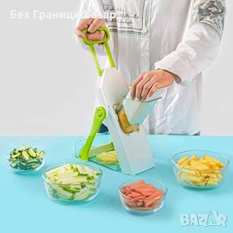 Нов 6-в-1 Многофункционален Резач Ренде за Зеленчуци - Сгъваем, снимка 2 - Други стоки за дома - 43266087