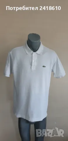 Lacoste Pique Cotton Classic Fit Mens Size 4 - M ОРИГИНАЛ! Мъжка Тениска!, снимка 8 - Тениски - 50338042
