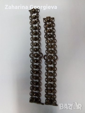 Стари сребърни възрожденски гривни 