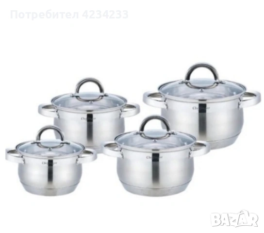 комплект тенджери , снимка 3 - Съдове за готвене - 53207677