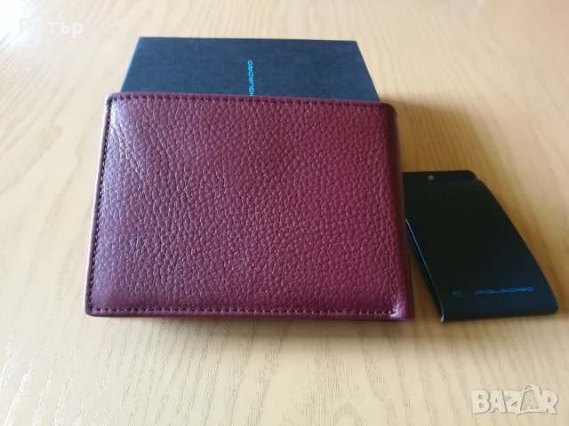 Piquadro Modus Special PU1392MOSR/BO с RFID защита портфейл, снимка 5 - Портфейли, портмонета - 28965778