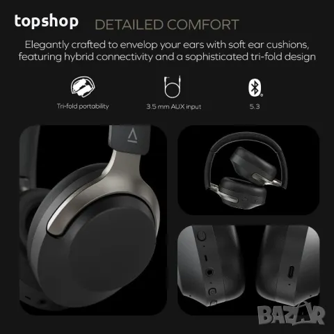 CREATIVE Zen Hybrid SXFI безжични слушалки с технология Super X-Fi, снимка 6 - Bluetooth слушалки - 50355269