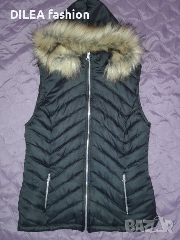 Дамски елек с пух, снимка 5 - Елеци - 38411053