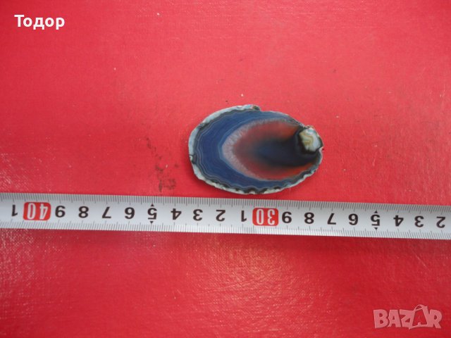 Полиран минерал ахат халцедон 16 