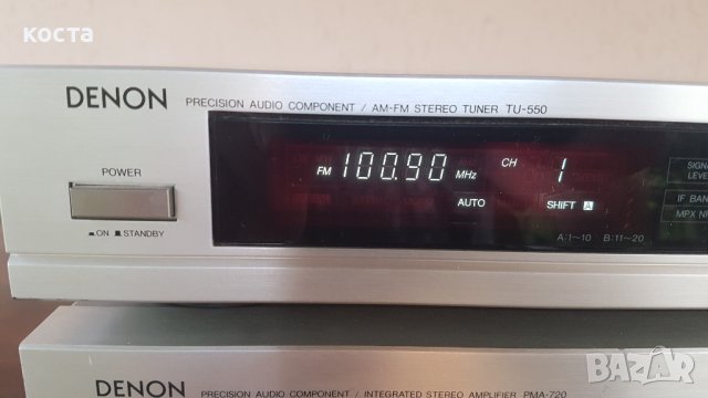 Denon PMA-720 Denon TU-550, снимка 6 - Ресийвъри, усилватели, смесителни пултове - 43326278