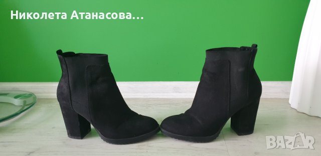 Боти черни, снимка 2 - Дамски боти - 43558197