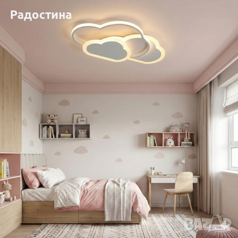 LED плафон „Облаци“ – 42W | 52×31×6 см | Чисто нов, снимка 3 - Лампи за таван - 53383144
