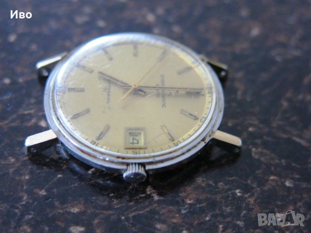 Ретро Автоматичен мъжки часовник Eterna-Matic 2000 Centenaire 71 за ремонт/части, снимка 4 - Мъжки - 43486879