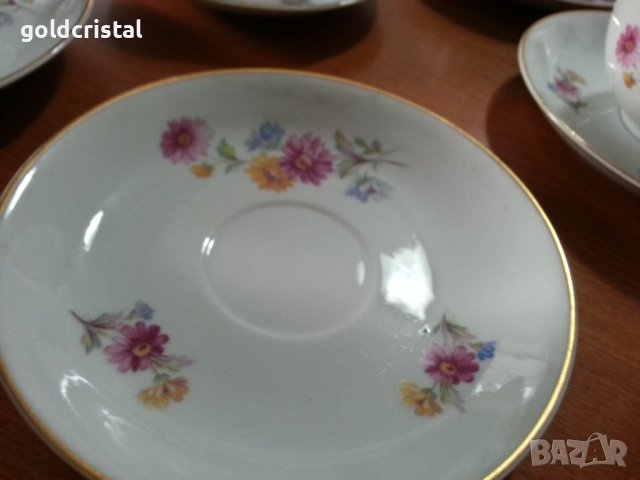 Стар немски порцелан чаши за чай , снимка 2 - Антикварни и старинни предмети - 40551718