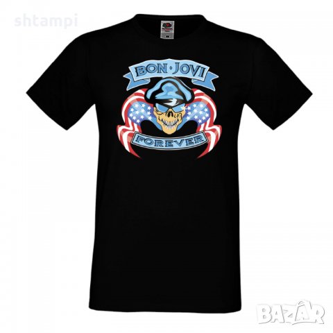Мъжка тениска Bon Jovi 5, снимка 2 - Тениски - 32905160