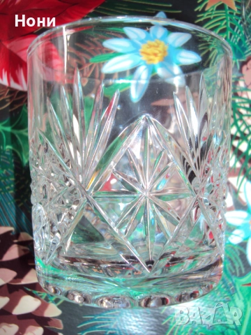 Кристален сервиз 6 броя за уиски или ракия, снимка 5 - Чаши - 52844390