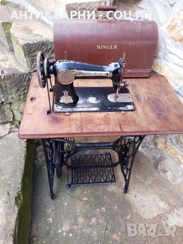 Стара Немска Шевна Машина Сингер. , снимка 2 - Антикварни и старинни предмети - 52725407