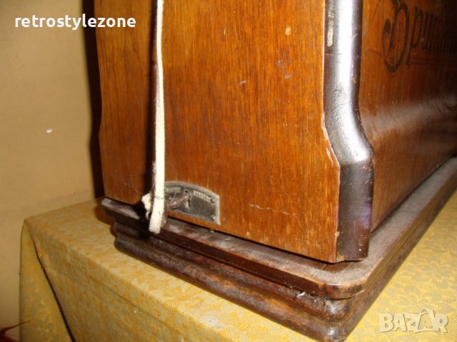 № 006 стара шевна машина - JUNKER & RUH - БРИТАНИЯ  - с дървена кутия   - с ключе  - работеща   - от, снимка 8 - Антикварни и старинни предмети - 37953525