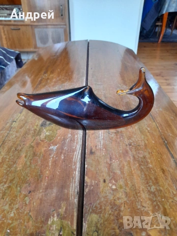 Стъклена фигура,фигурка,риба #7