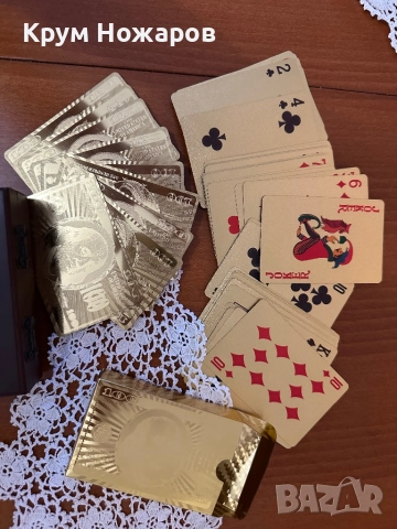 Бутикови карти за игра -999.9Gold Playing Cards, снимка 7 - Карти за игра - 52776386