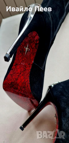 Ботуши естествена кожа, снимка 5 - Дамски ботуши - 53384300