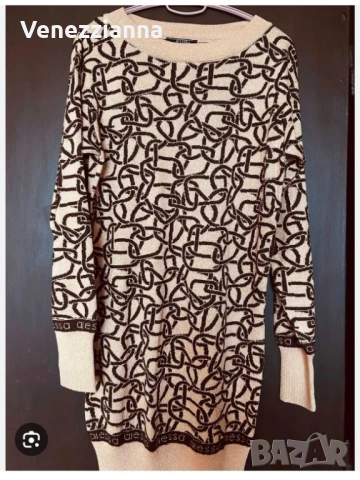 ALESSA Luxury Пуловер-Рокля плетиво - S, снимка 3 - Блузи с дълъг ръкав и пуловери - 53242512