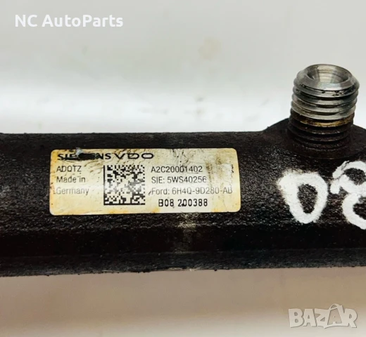 Горивна рейка лява за Land Rover Ланд Ровър Вок L322 3.6 дизел 368DT V8 6H4Q-9D280-AB 5WS40256 2008, снимка 3 - Части - 50607641