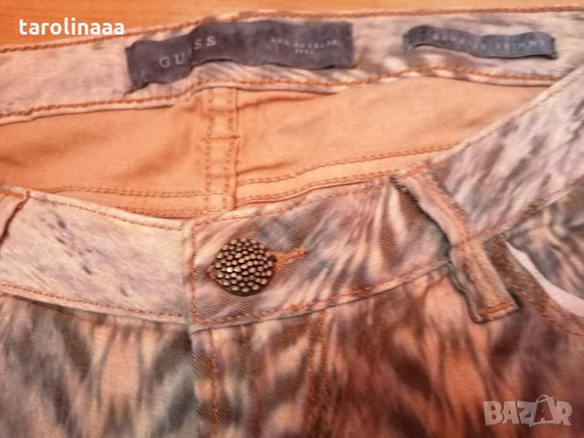 GUESS slim fit jeans /animal Print, размер 29, снимка 9 - Дънки - 27234682