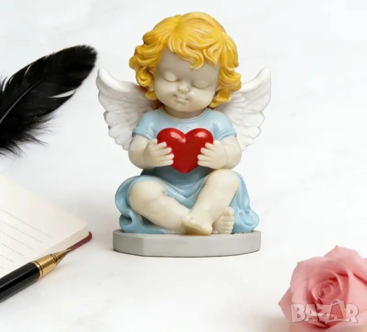 Молд ангел със сърце (9), снимка 6 - Форми - 53521842
