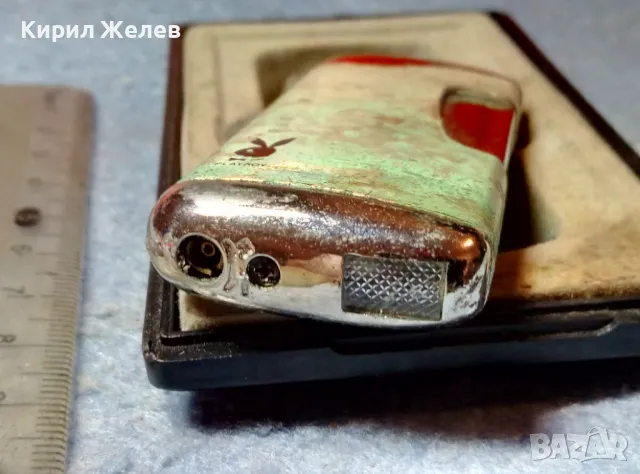 PLAYBOY СТАРА КОЛЕКЦИОНЕРСКА ГАЗОВА ЗАПАЛКА ПЛЕЙБОЙ с КУТИЙКАТА й 41037, снимка 3 - Запалки - 47561415