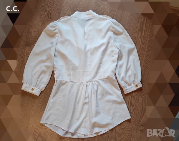 Бяла елегантна риза , снимка 3 - Ризи - 32452669