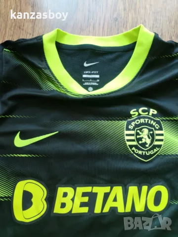 NIKE Sporting Lisbon 22-23 Away Kit Released - мъжка футболна тениска С, снимка 2 - Тениски - 49979717