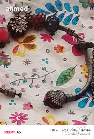 Стара красива среберна пандора    ALE  s925, снимка 3 - Гривни - 52560269