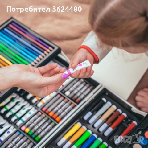 Комплект 145 Елемента Моливи Флумастери и Пастели 4723, снимка 6 - Рисуване и оцветяване - 52553114