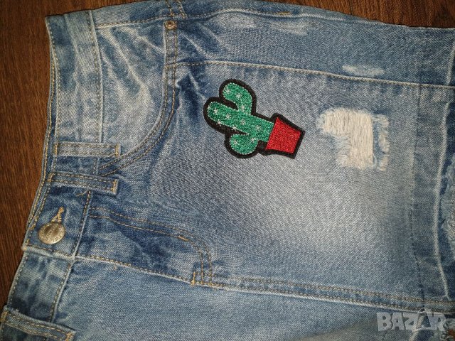 Къса дънкова пола , снимка 2 - Поли - 29983713