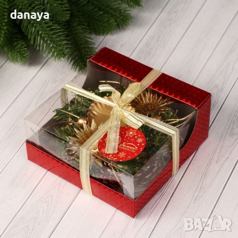 3192 Коледна поставка за чаена свещ Вълшебство, снимка 6 - Декорация за дома - 38420975