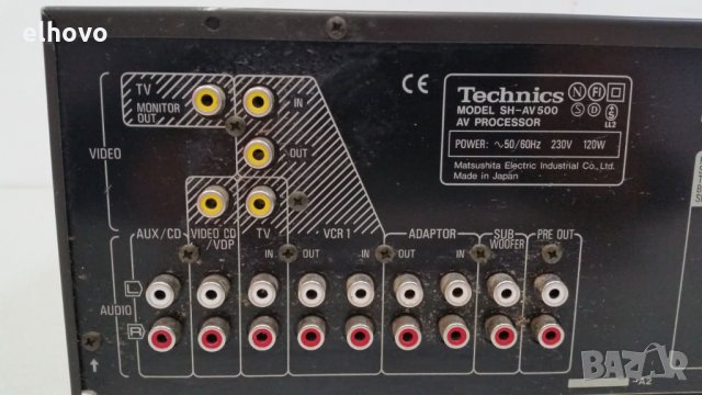 AV Procesor Technics SH-AV500, снимка 6 - Ресийвъри, усилватели, смесителни пултове - 28530103