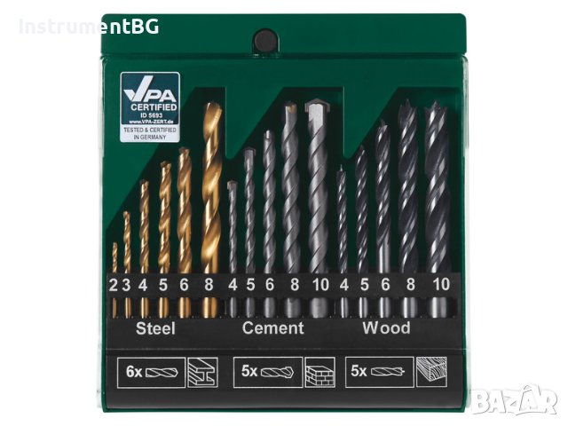 Комплект свредла PARKSIDE®  / 16 части, снимка 2 - Други инструменти - 40377514