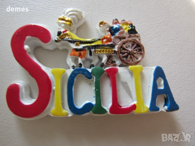 Магнит от Сицилия, Италия, снимка 4 - Колекции - 48018437