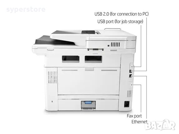 Принтер Лазерен Мултифункционален 4 в 1 Черно - бял HP LaserJet Pro MFP M428FDN Принтер, скенер, коп, снимка 6 - Принтери, копири, скенери - 33560711