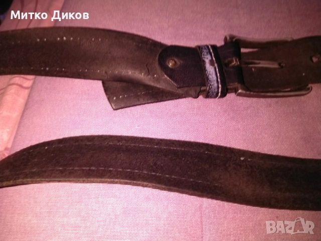 Колан естествена кожа дълъг 130см на 4см , снимка 9 - Колани - 53322462