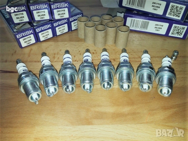 Оригин. Запалителни свещи BRISK 1333 LR17YS SILVER LPG ГАЗ МЕТАН БЕНЗИН , снимка 3 - Аксесоари и консумативи - 53422890