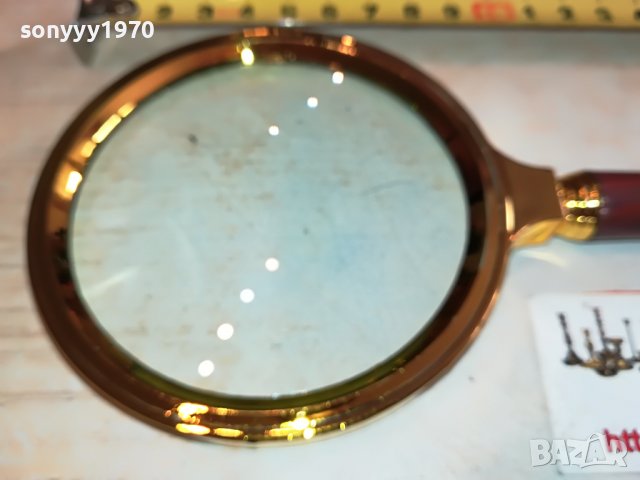 ЗЛАТНА ЛУПА ОТ ФРАНЦИЯ 1612221803, снимка 3 - Антикварни и старинни предмети - 39031609