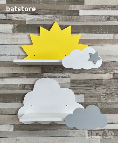 Етажерка облак за детска стая, снимка 6 - Мебели за детската стая - 22751026