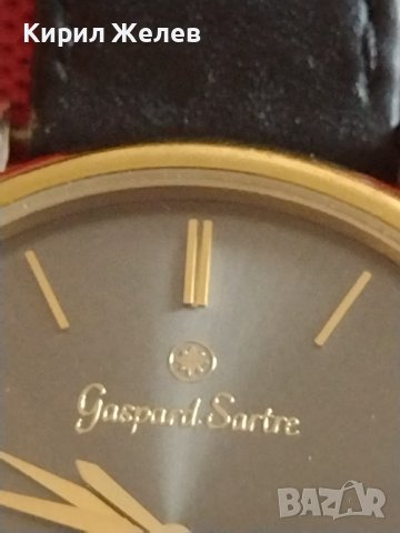 Модерен дамски часовник с кожена каишка GASPARD SARTRE WATER-RESISTANT 5 ATM стилен 42567, снимка 4 - Дамски - 43741224