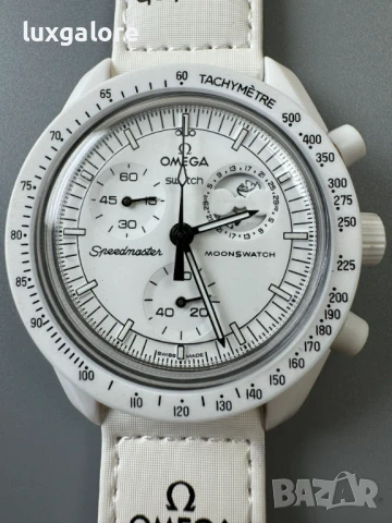 Мъжки часовник OMEGA x Swatch MoonSwatch с кварцов механизъм, снимка 2 - Мъжки - 50953561