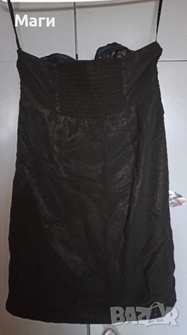 Елегантна къса черна рокля , снимка 2 - Рокли - 52495384