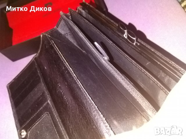 Pierre Cardin марков  портфейл чисто нов естествена кожа в кутия 185х110мм, снимка 6 - Портфейли, портмонета - 39245838