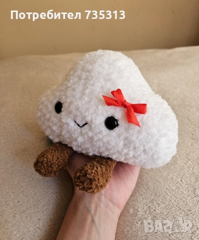 Ръчно плетено Jellycat облаче, снимка 6 - Плюшени играчки - 51431821