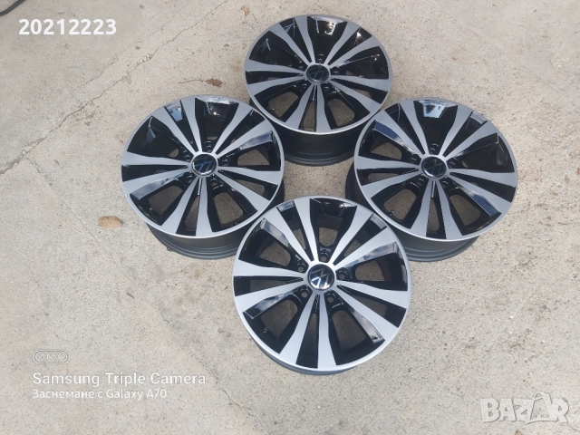 4 броя алуминиеви джанти за Volkswagen Golf,Caddy,Touran,T-Roc 16, снимка 7 - Гуми и джанти - 51895384