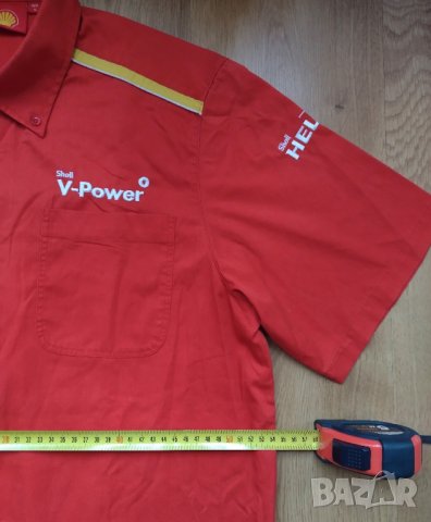 Ferrari Shell V Power - мъжка риза, снимка 6 - Ризи - 39313841